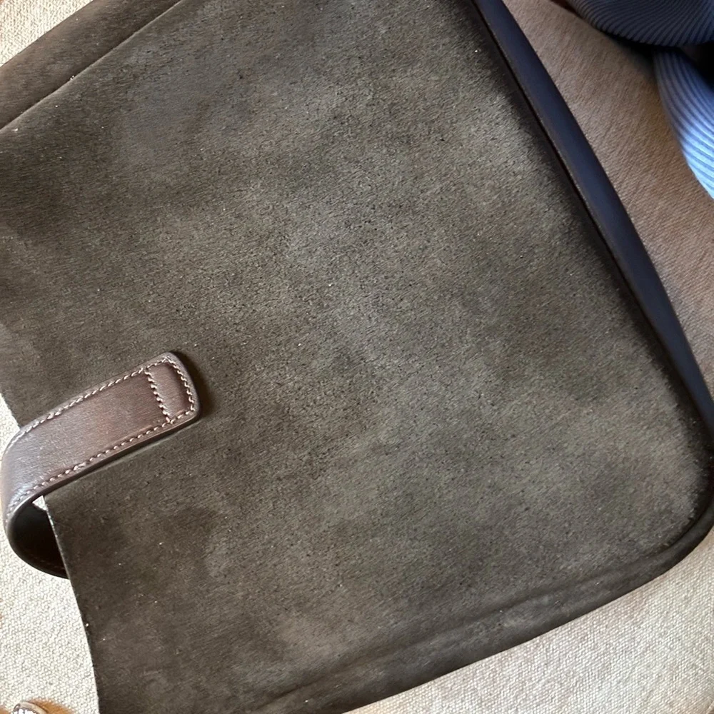 Coach Espresso Suede Crossbody Bag - Picture 5 of 14